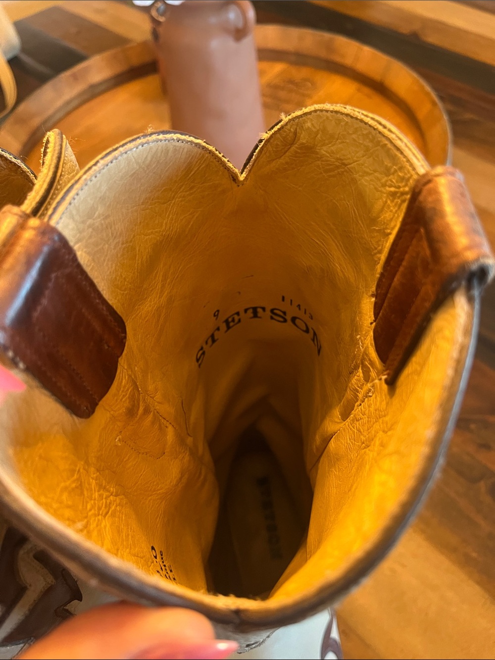 Stetson vintage handmade Sabra boots - Picture 3 of 11